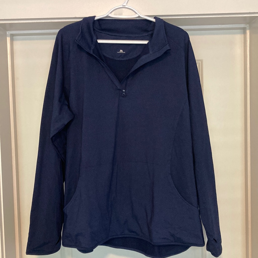 Sport Tek Athletic Jacket Navy Blue